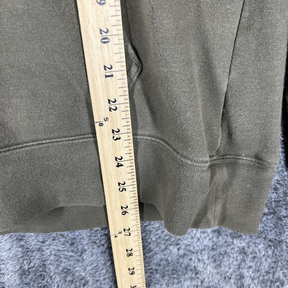The North Face Hoodie Womens Large Olive Green Pullover Sweatshirt Logo Outdoor - Picture 3 of 9